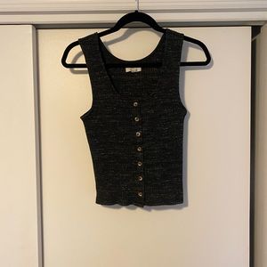 Women’s Madewell top Charcoal Size M